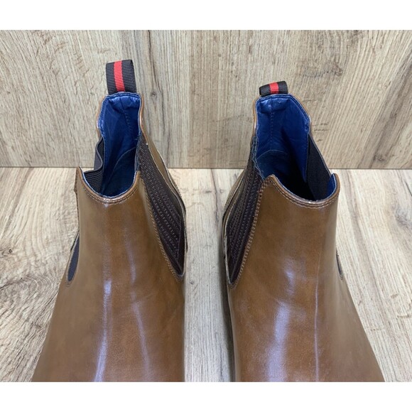 Steve Madden Mistro Chelsea Boots Cognac Brown Size 13 Beautiful Smooth Shoes - Picture 8 of 16